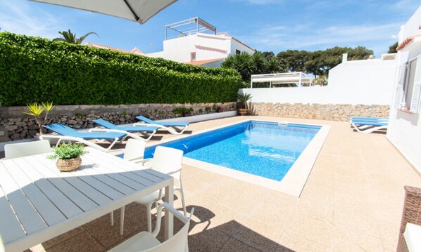 Indoor pool, outdoor pool - House in Cala Galdana Villa (Ferreries)