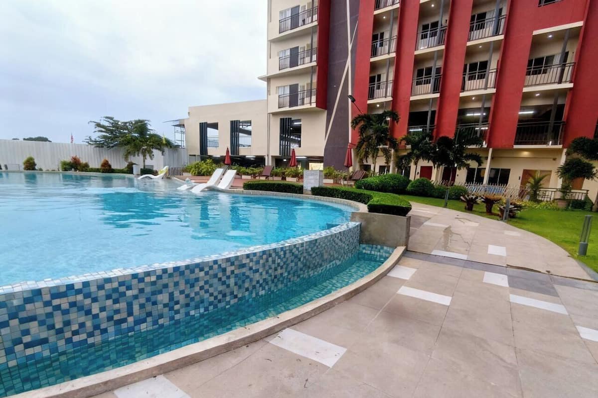 Leilighet, 1 soverom, røyk, terrasse | Basseng