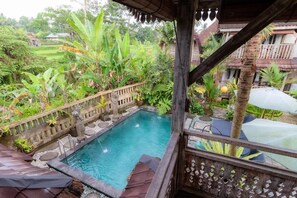Pool - Room-charming Deluxe Room Upper Floor at (Ubud)
