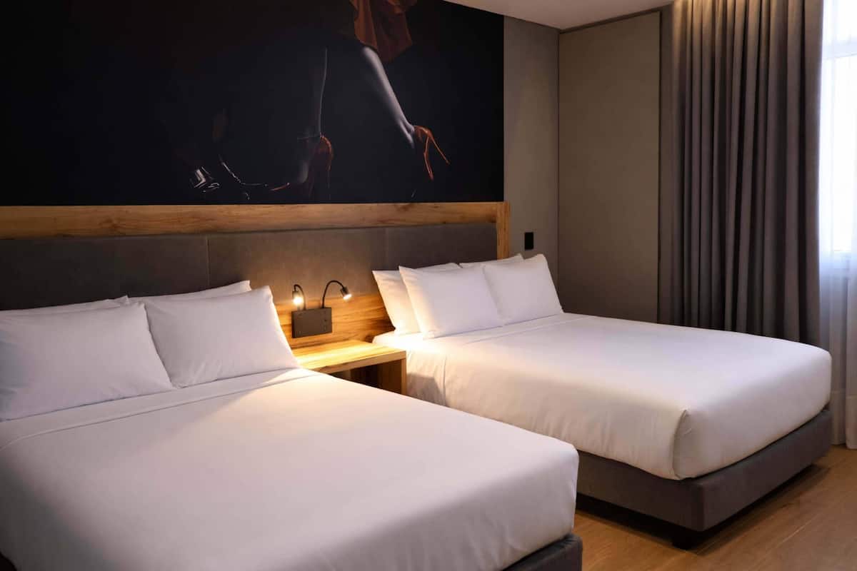 Standard Room, 2 Double Beds, Non Smoking | Free WiFi