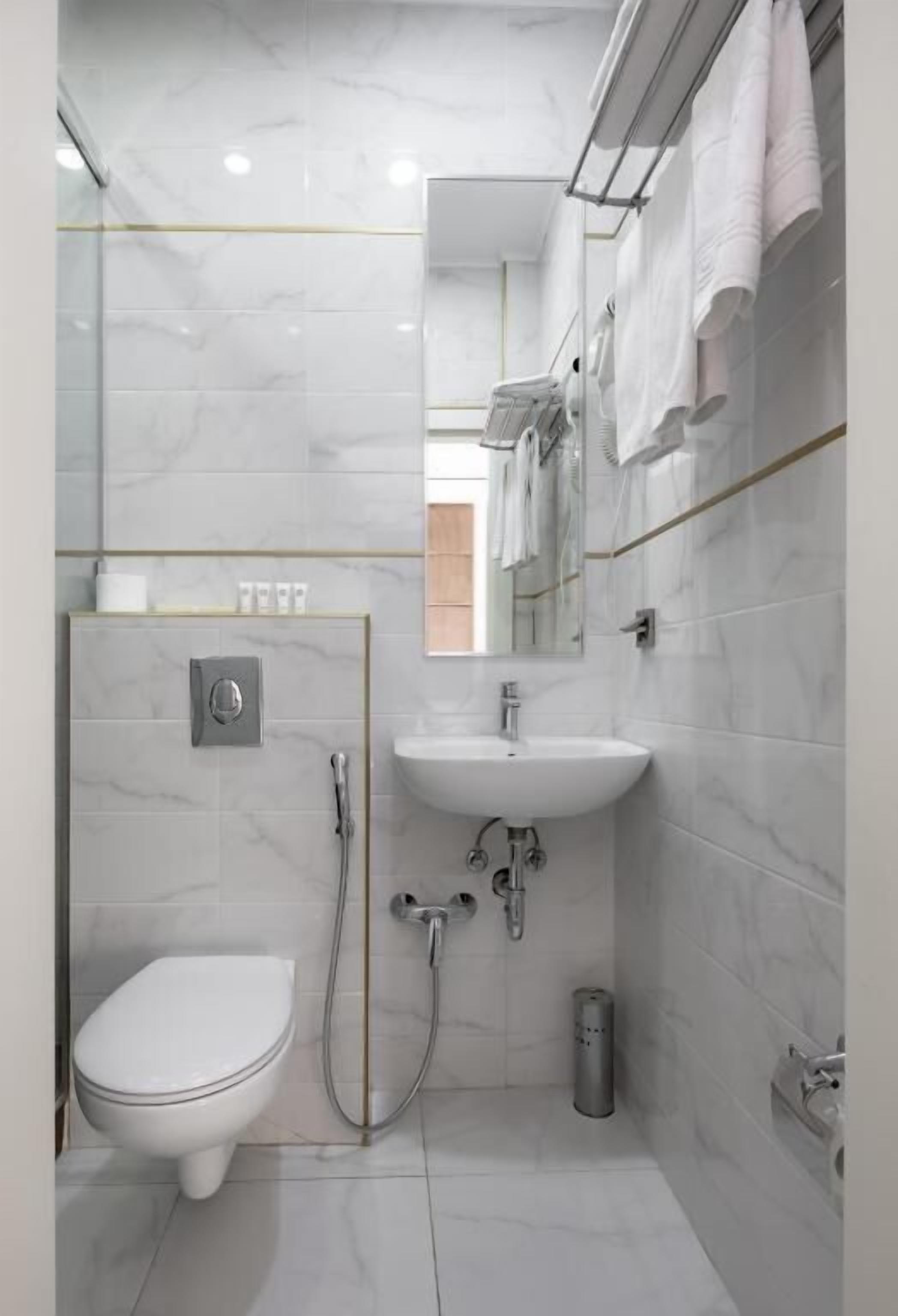 Comfort tweepersoonskamer, uitzicht op de stad