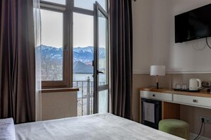 Comfort-Doppelzimmer, Balkon, Bergblick