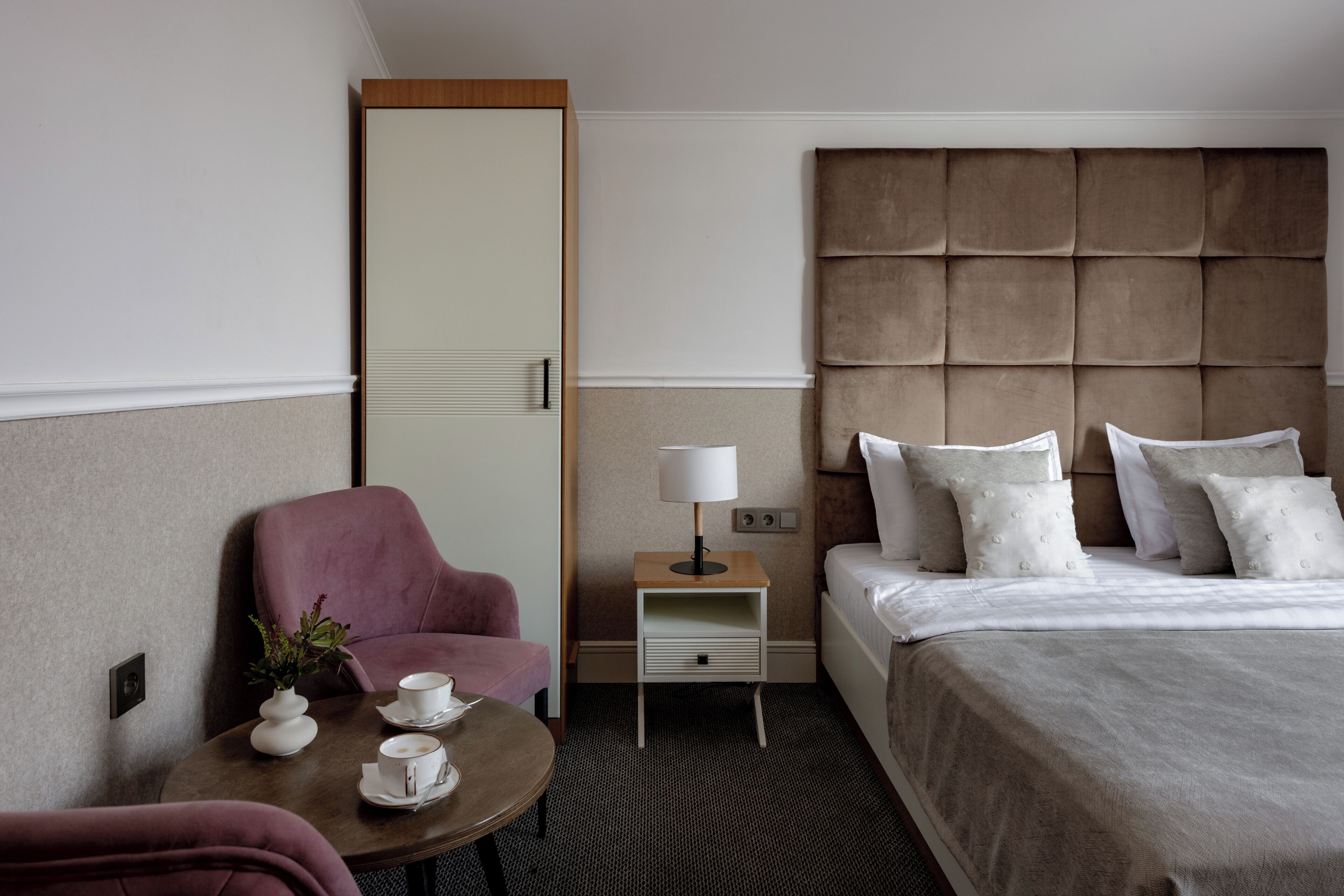 Comfort-Doppelzimmer, Balkon, Bergblick | Zimmersafe, kostenloses WLAN