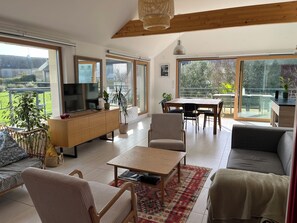 Living area - Seaside house in Séné, Golfe du Morbihan (Séné)