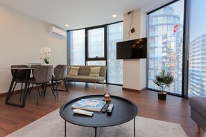 Living area - Modern oasis in Batumi - minimalist style with maximum comfort (Batumi)