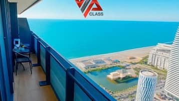 Suíte luxo, sacada, vista para o mar | Área da propriedade