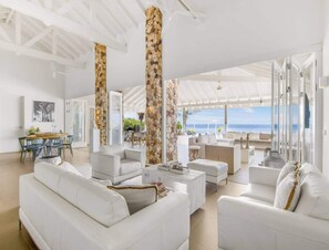 Villa | Living room - Kas di Sono Pool & Jacuzzi Private Beach (Sint Willibrordus)