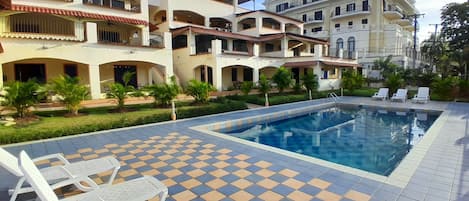 Apartment, 1 Bedroom, Smoking, Terrace | Pool | Outdoor pool