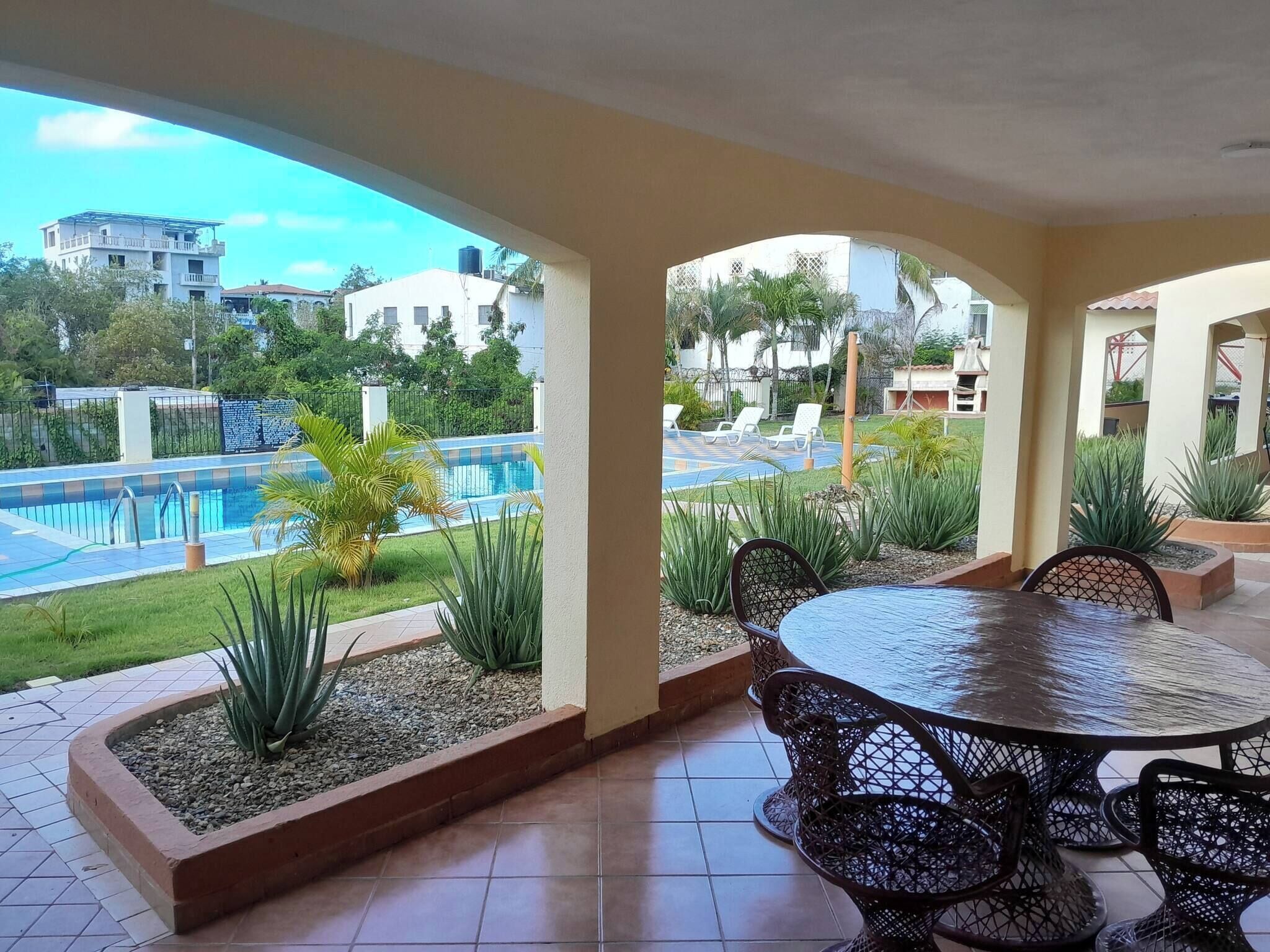 Apartment, 1 Bedroom, Smoking, Terrace | Pool | Outdoor pool