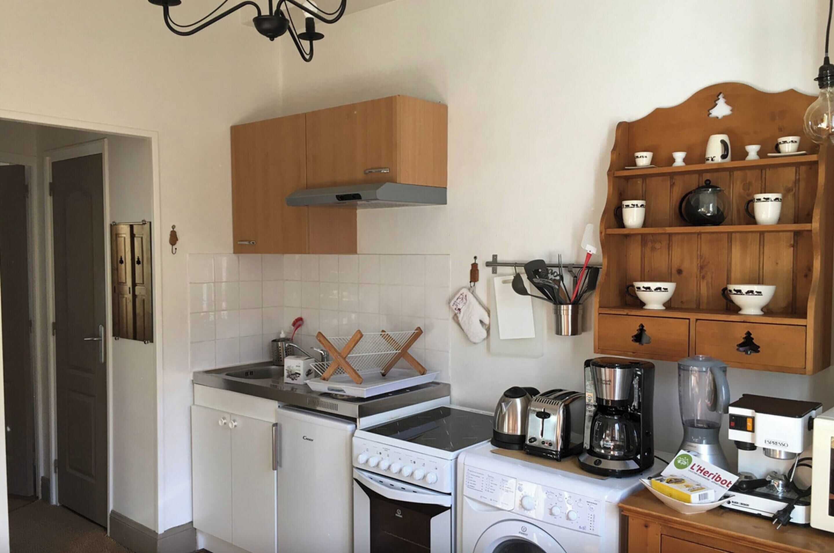 อพาร์ทเมนท์ | ครัวส่วนตัว | อุปกรณ์ทำความสะอาด