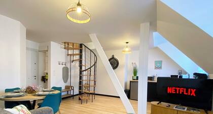 Duplex chaleureux au cĆur de la ville