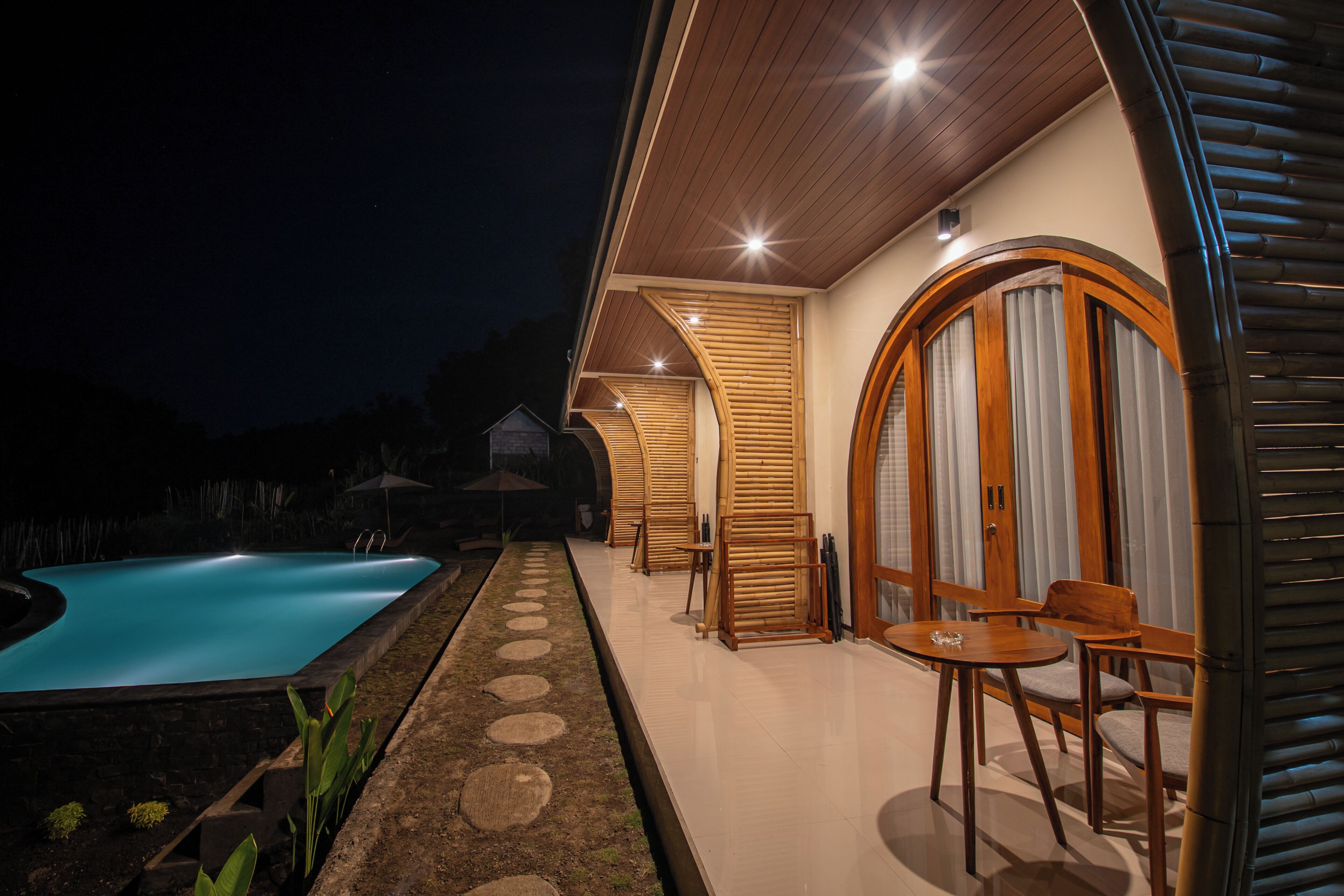 Deluxe Double Room, Accessible Bathtub, Pool View | View from room