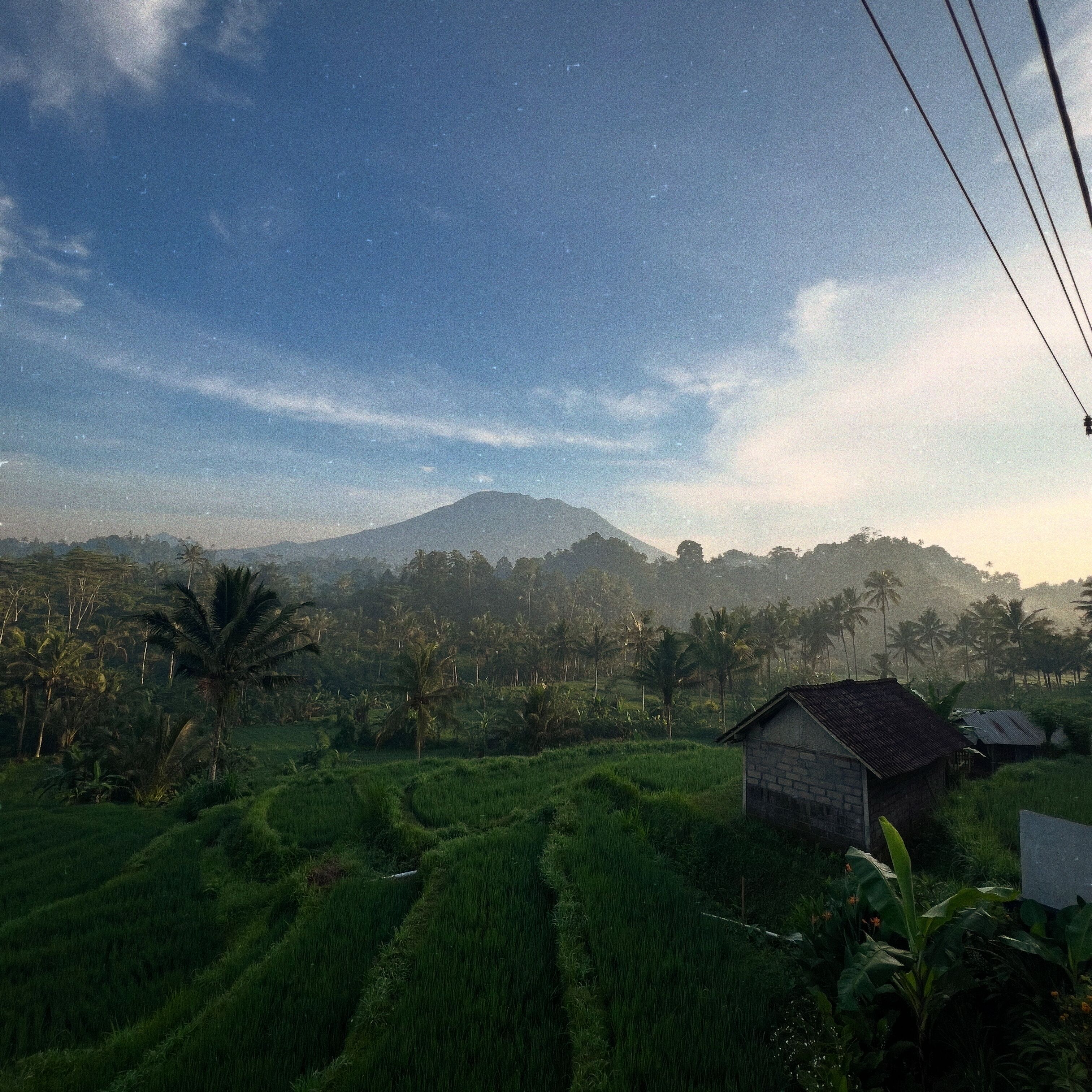 디럭스 더블룸, 발코니, 산 전망