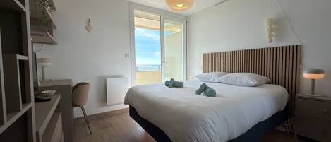 2 soverom, strykejern/-brett, reiseseng for barn og wi-fi