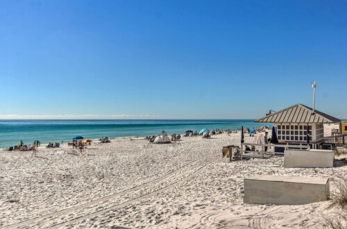 Walk to Beach! Ocean-view Resort Getaway in Destin