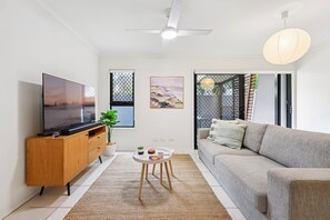 Apartment | Living room - Beachside Apartment With Secure Parking (Gold Coast)