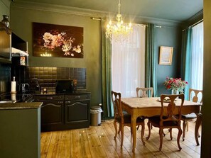 Apartment | Dining - Cozy Couple Retreat Near Thermes (Spa)