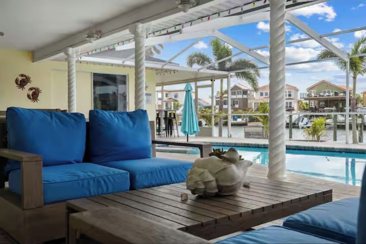 Piscina all'aperto, una piscina riscaldata