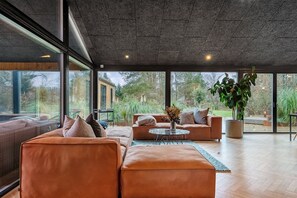 Smart TV, books, stereo