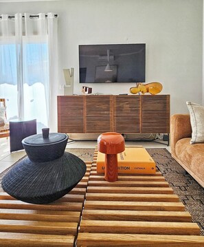 Smart TV, fireplace - Luxury Villa in Tavira with Private Pool and Air Conditioned (Faro)