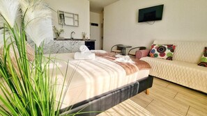 Superior-Studio, Balkon, Stadtblick