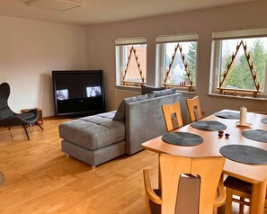 House | Living room - Haus De Kleene & Gruusse in Mildenau (Mildenau)