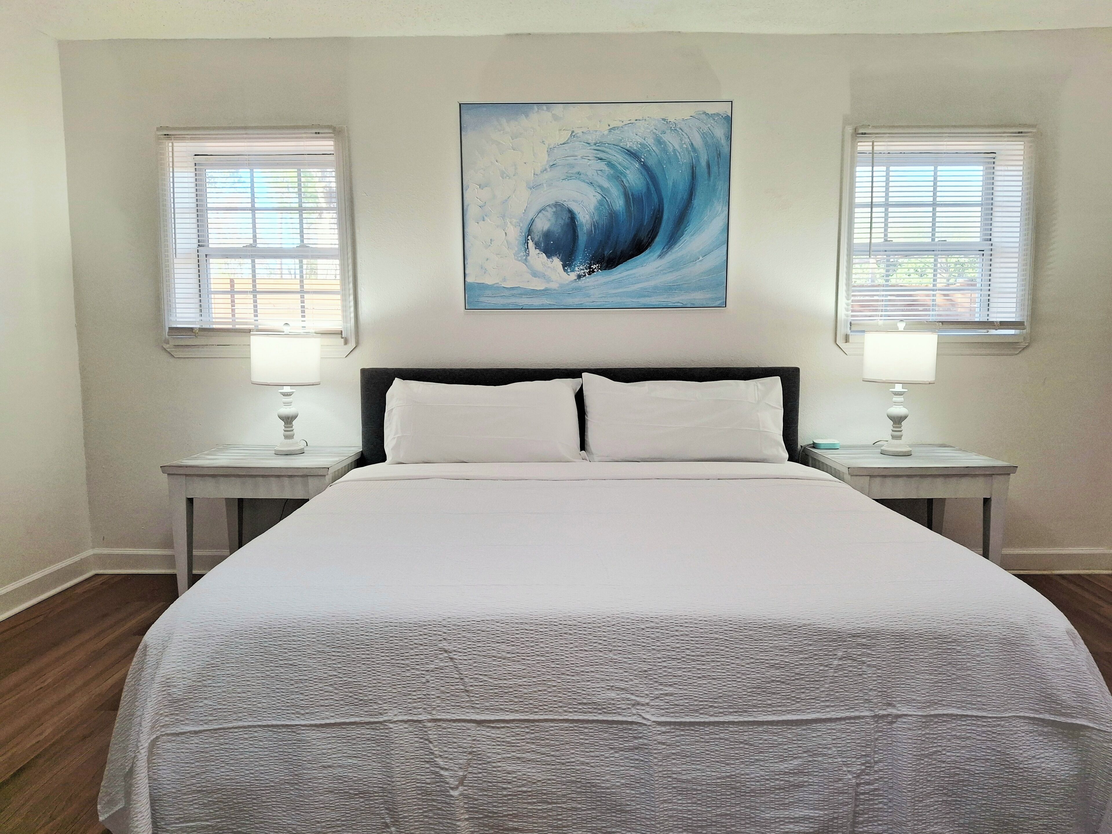 3 soverom, skrivebord, strykejern/-brett og wi-fi (inkludert)