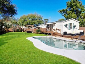 Pool - Poolside Punch With A Splash - 5BR/4BA Retreat with Private Pool and Yard! (Panama City)