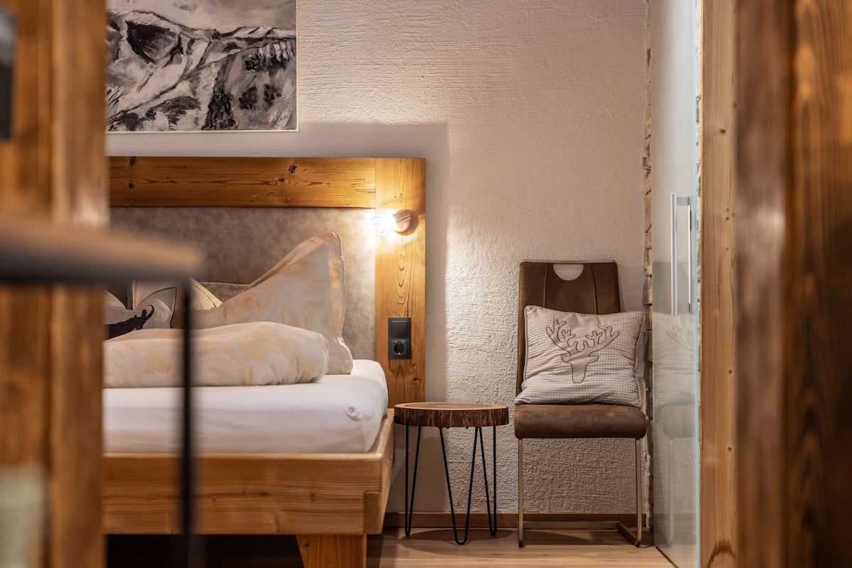 Deluxe-Apartment, 2 Schlafzimmer, Küche, Gartenblick