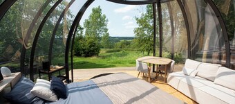 Night in a bubble - unusual - Swedish bath