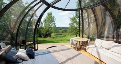 Night in a bubble - unusual - Swedish bath