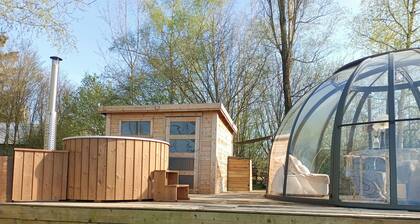 Night in a bubble - unusual - Swedish bath