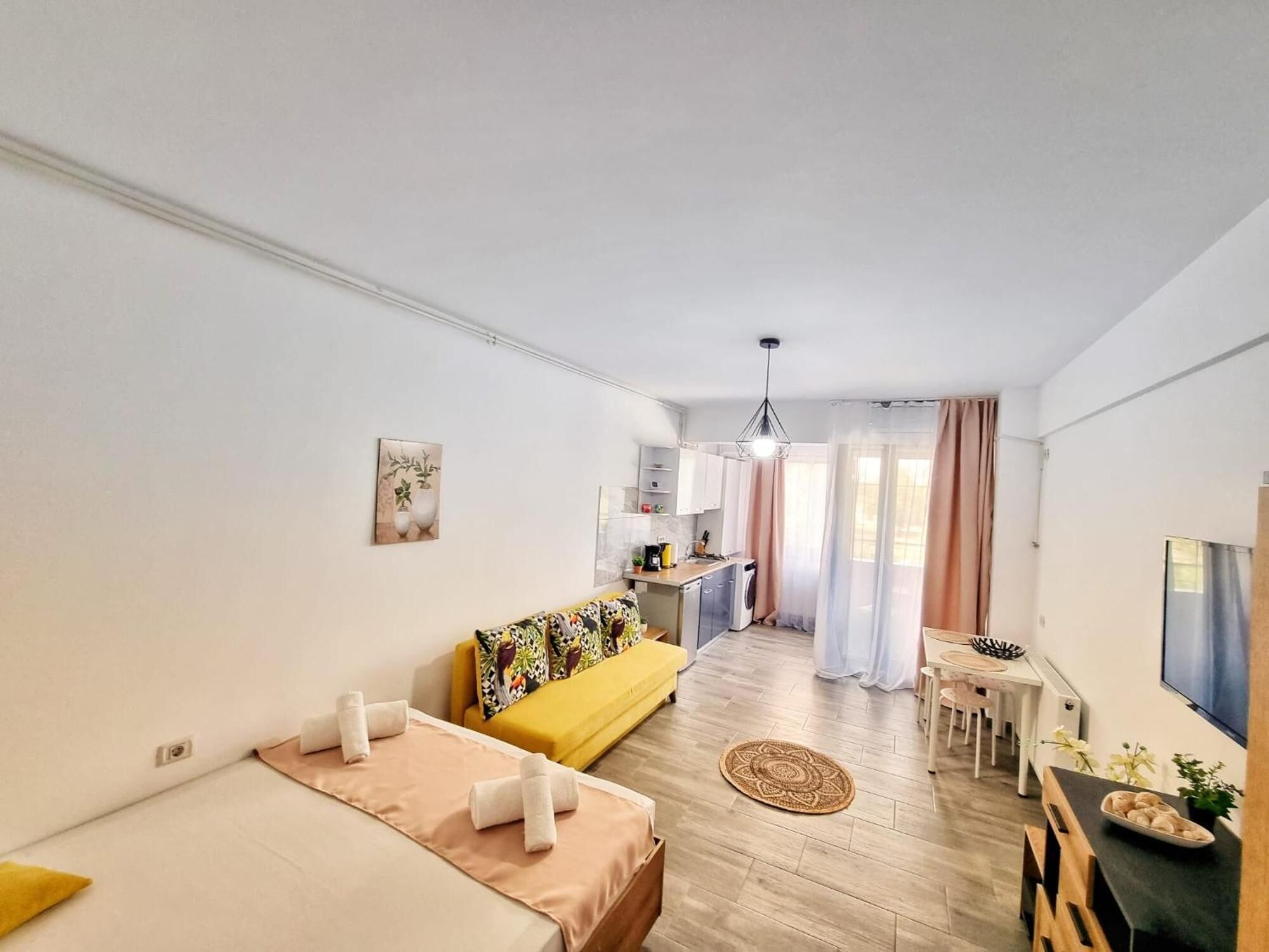 Quarto casal luxo, sacada, vista para a cidade