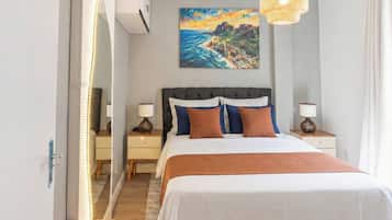 2 chambres, fer et planche Ă repasser, Wi-Fi gratuit, draps fournis