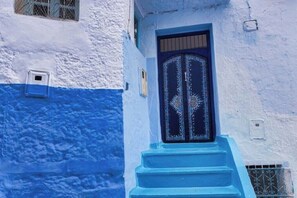 Exterior detail - EL SAMA' PRIVATE ROOFTOP HOUSE 80M2 HEART OF OLD MEDINA (Chefchaouen)