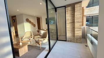 Luxury Apartment, Hill View | Terrace/patio