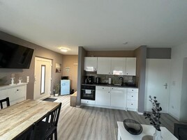 Apartamento, vista para o jardim | Cozinha privada