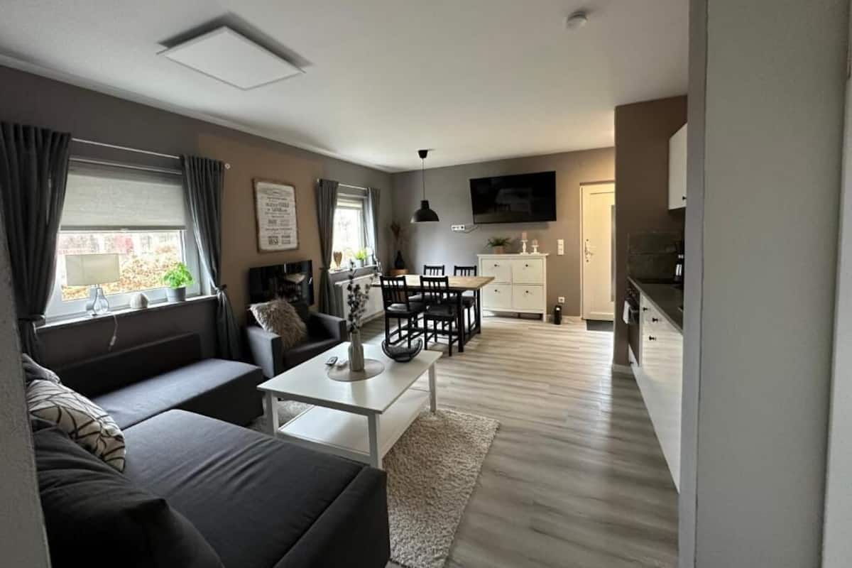 Apartment, Gartenblick