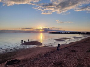 Am Strand, Liegestühle, Strandtücher