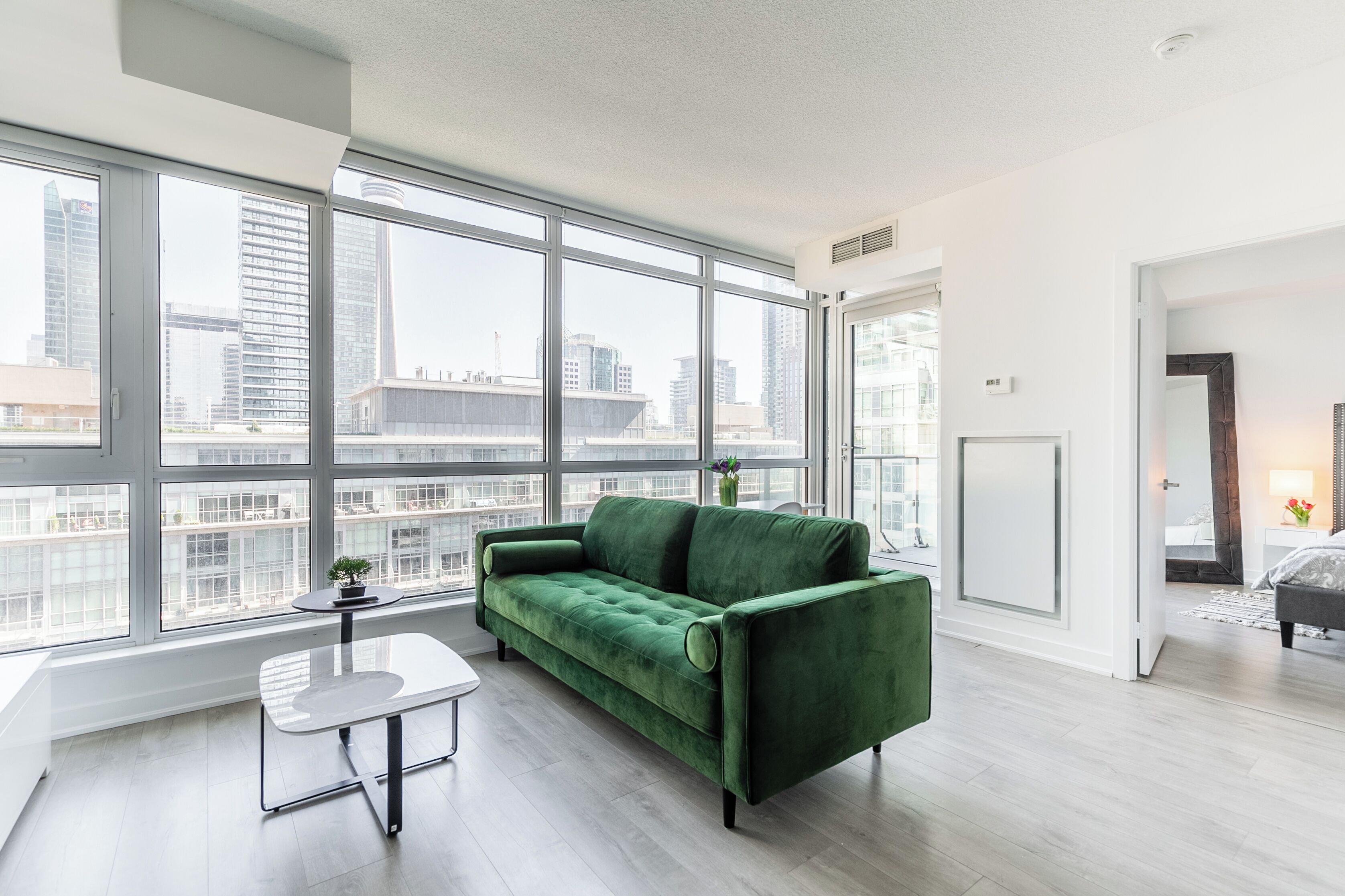 شقة إستديو بتجهيزات أساسية - منظر للمدينة