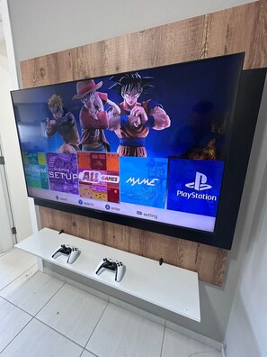 Comfort Apartment, Balcony, City View | Living area - AP ENCANTADOR 1 QUARTO PX. DO CAU HANSEN (Joinville)