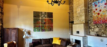 Fabulous chalet in welcoming Pujols with pool for your getaway