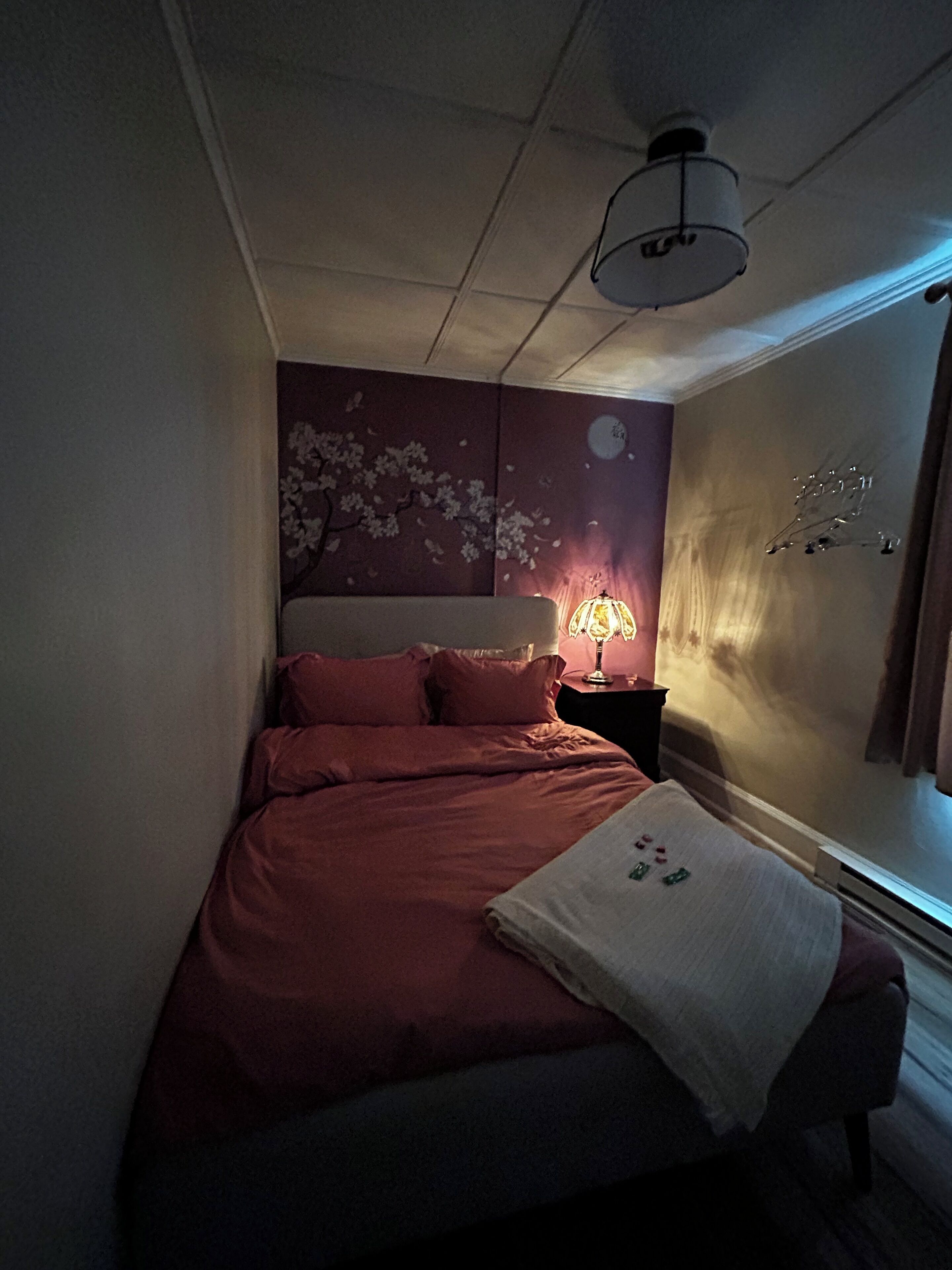 1 chambre, fer et planche à repasser, Wi-Fi, draps fournis