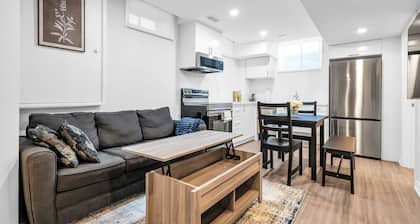 Newly Renovated 2BR Basement Suite | Private Entry