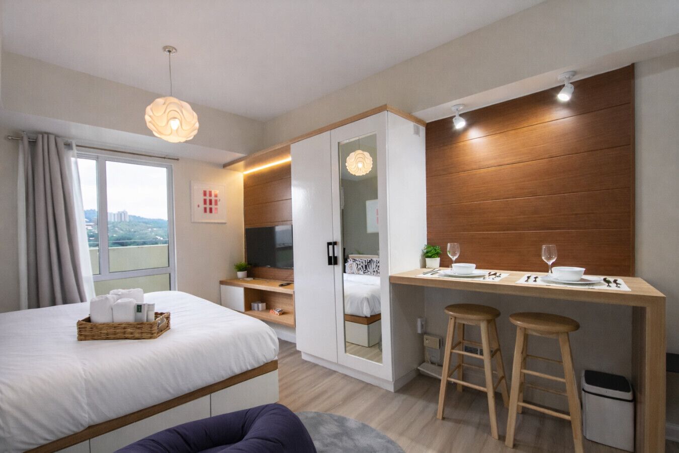 1 室のベッドルーム、アイロン / アイロン台、WiFi、ベッドシーツ
