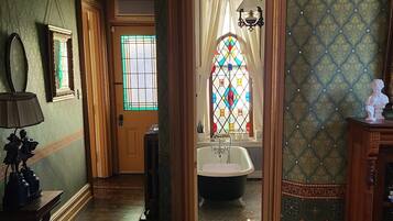 Towels, soap, toilet paper