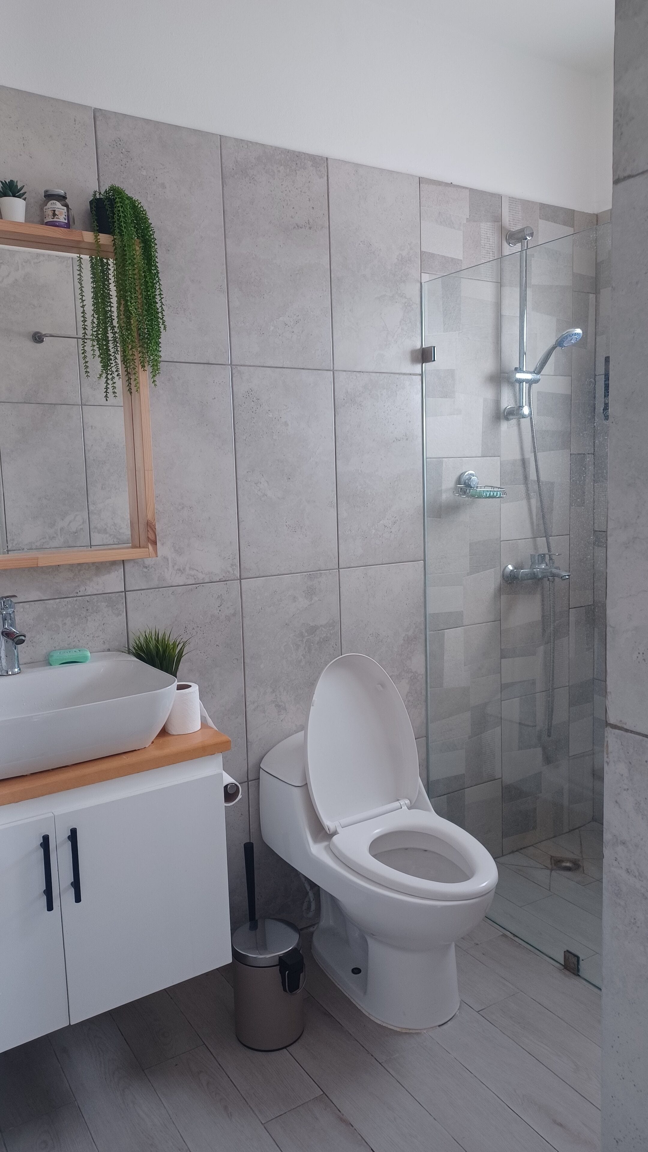 Doccia, asciugacapelli, asciugamani, sapone