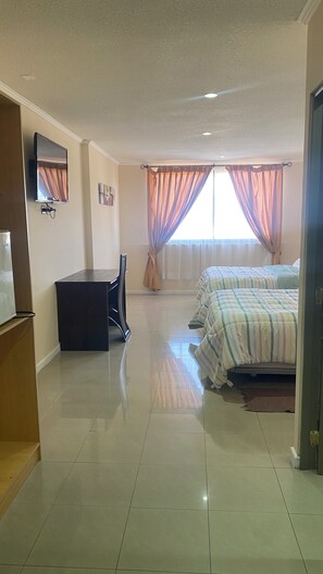 Desk, laptop workspace, free WiFi, wheelchair access