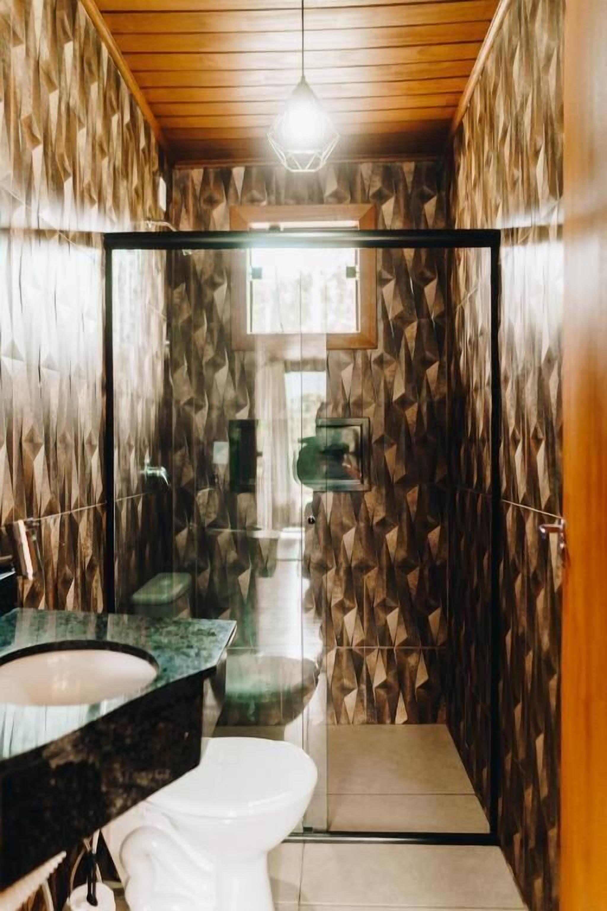 Chalet estándar, vistas al lago | Baño