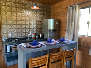 Standard Chalet, Lake View | Private kitchen - Recanto do Lago  (Urubici)